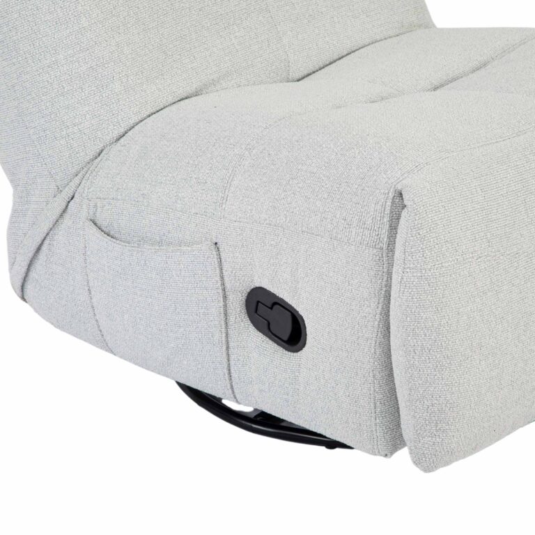 Relaxfauteuil Lazy Licht grijs