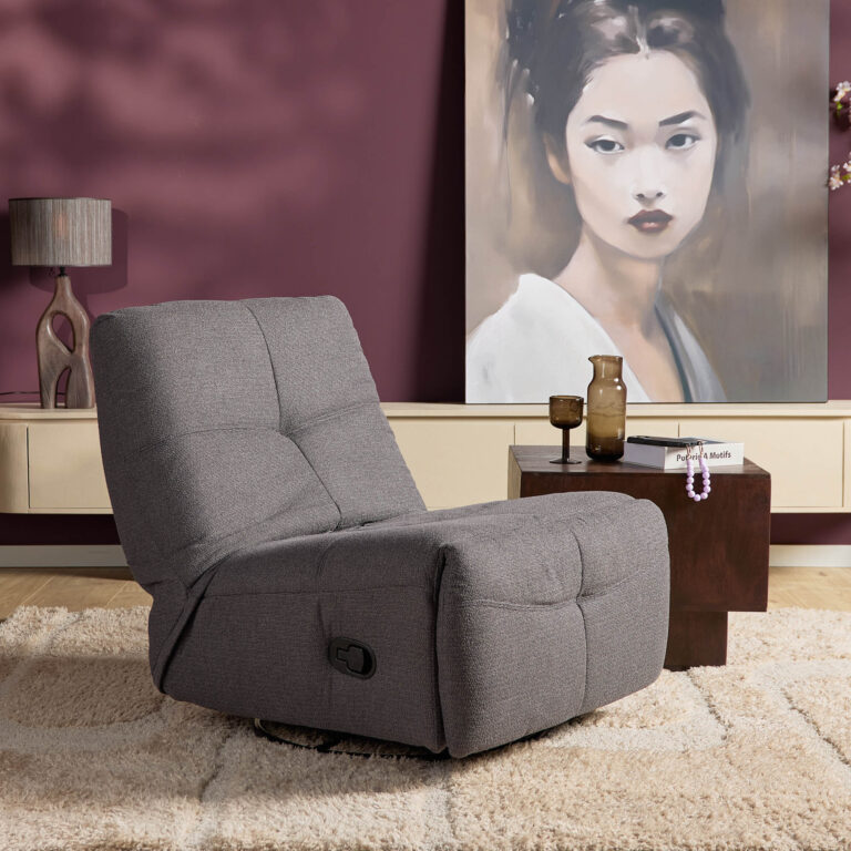 Relaxfauteuil Lazy Antraciet