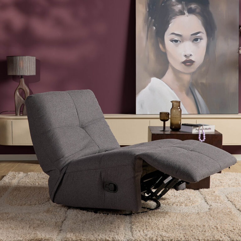 Relaxfauteuil Lazy Antraciet