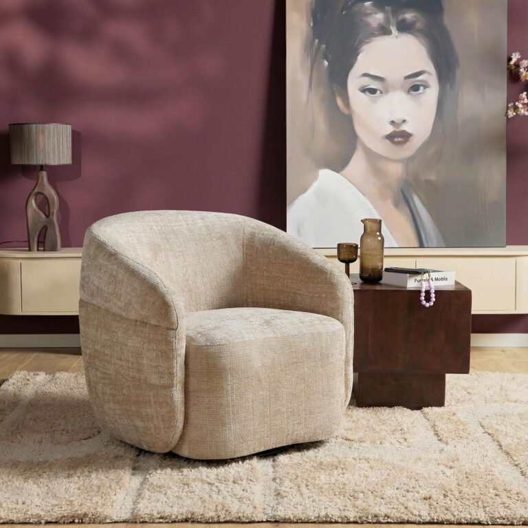 Draaibare Fauteuil Yara Beige
