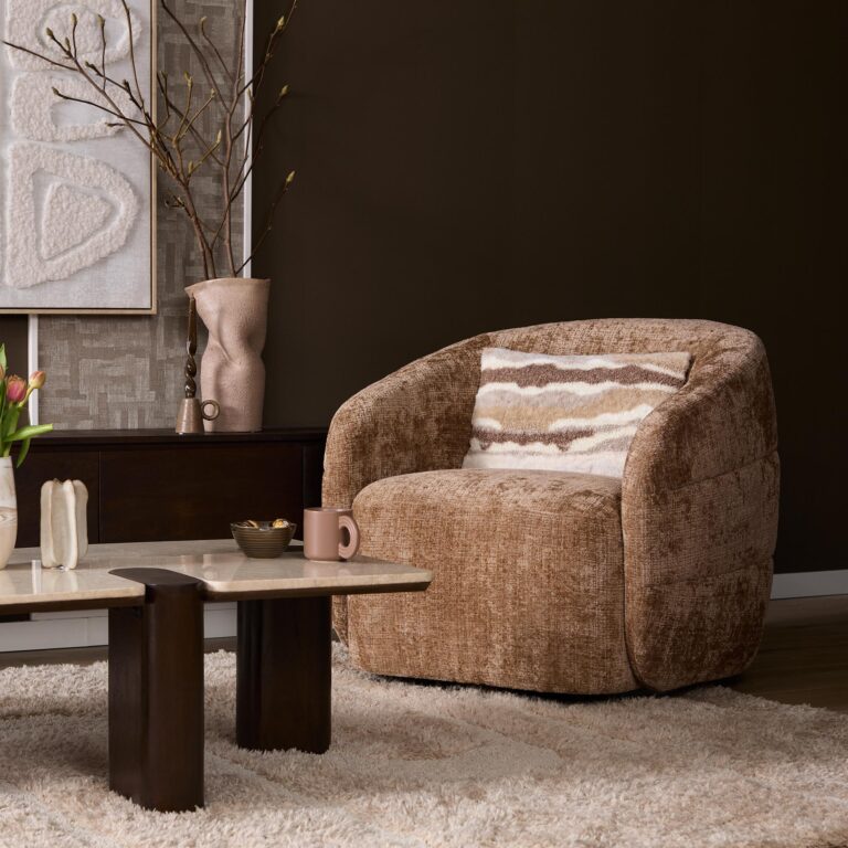 Draaibare Fauteuil Yara Cinnamon