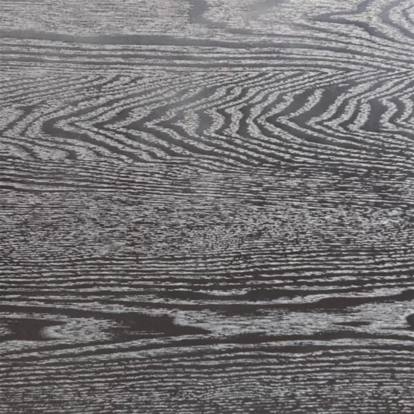BLACK PLAIN VENEER + OVAL TOP  140X80