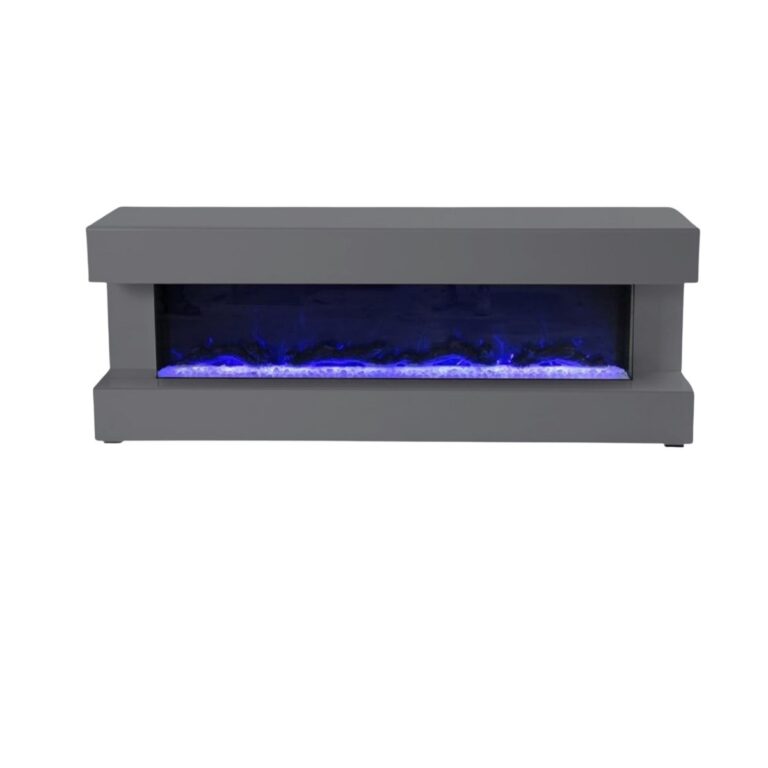 SANTO TT 240x40x60 FIREPLACE + GREY MIRROR
