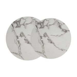 TABLE TOP FOR DOBLO 90/68 ø + 757-1 WHITE MARBLE