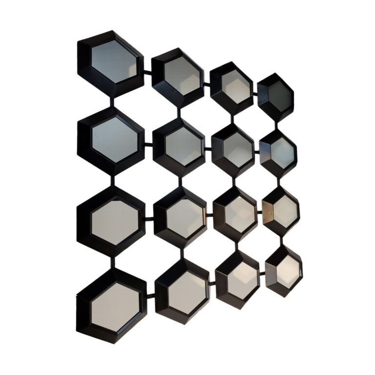 MIRROR DAMLA KARE CD-H046 120x120x5 BLACK
