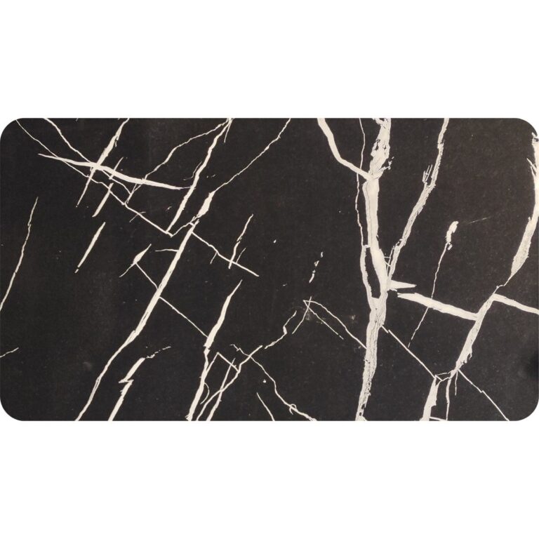 BLACK MARBLE GLASS TOP 180x90