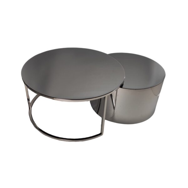FOX MESSING SILVER/GREY 90/70 Ø GREY  MIRROR