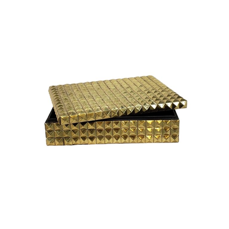 DECORATION TREASURE BOX GOLD SMALL (27x20x10)