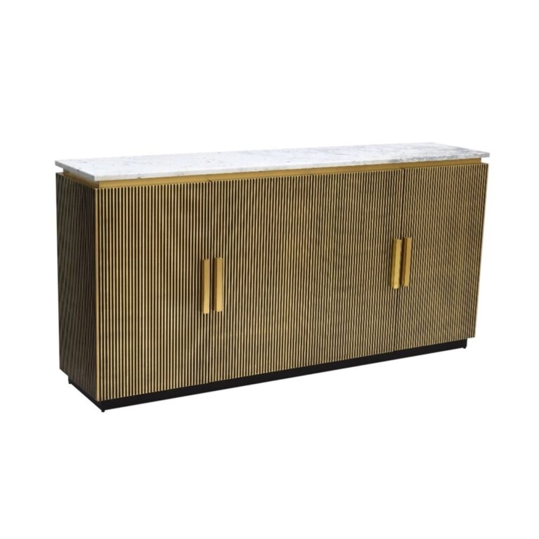 LOQUM BF BLACK GOLD 180X40X85 WHITE CERAMIC TOP