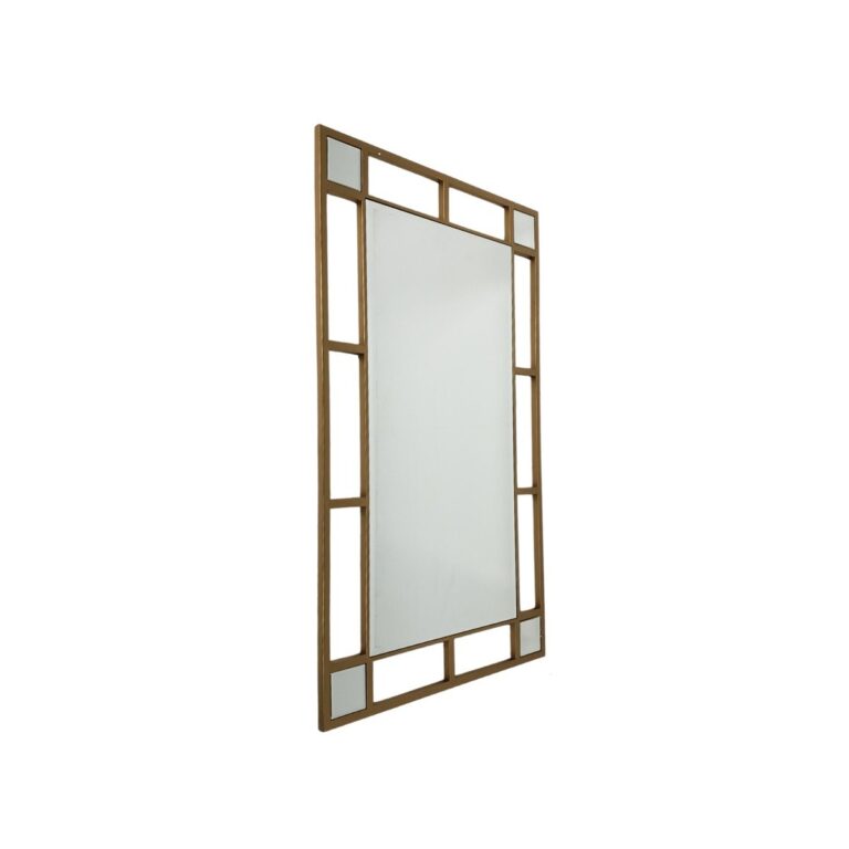 MIRROR RG1300-A INDUSTRIAL 130x80 METAL FRAME GOLD
