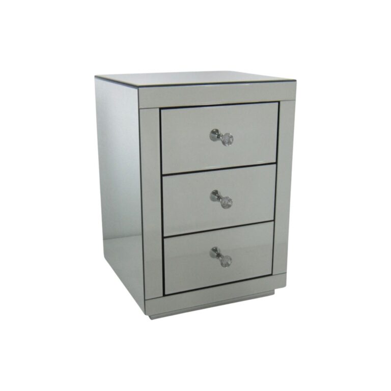 MI AMOR LILY 3 DRAWER 50x40x60 CLEAR MIRROR