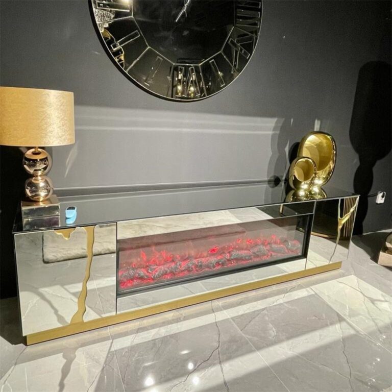 JAVA TTG 200x42x55 FIREPLACE CLEAR MIRROR