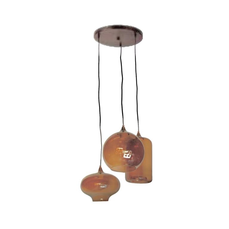 CEILING LAMP QL1086 BROWN SMOKE 7331B-3 (2-1 ORBITS)