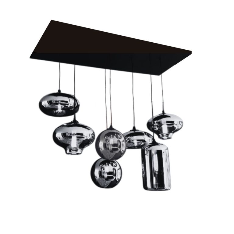 CEILING LAMP QL1083 SILVER 7331B-7 (7 ORBITS)