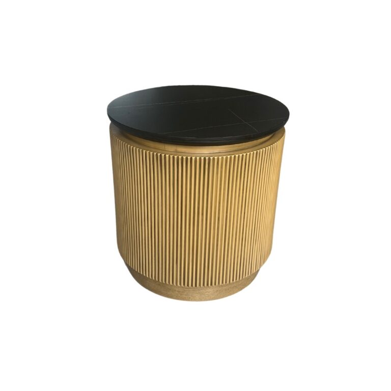 LOQUM ET 55X55 Ø BLACK CERAMIC TOP
