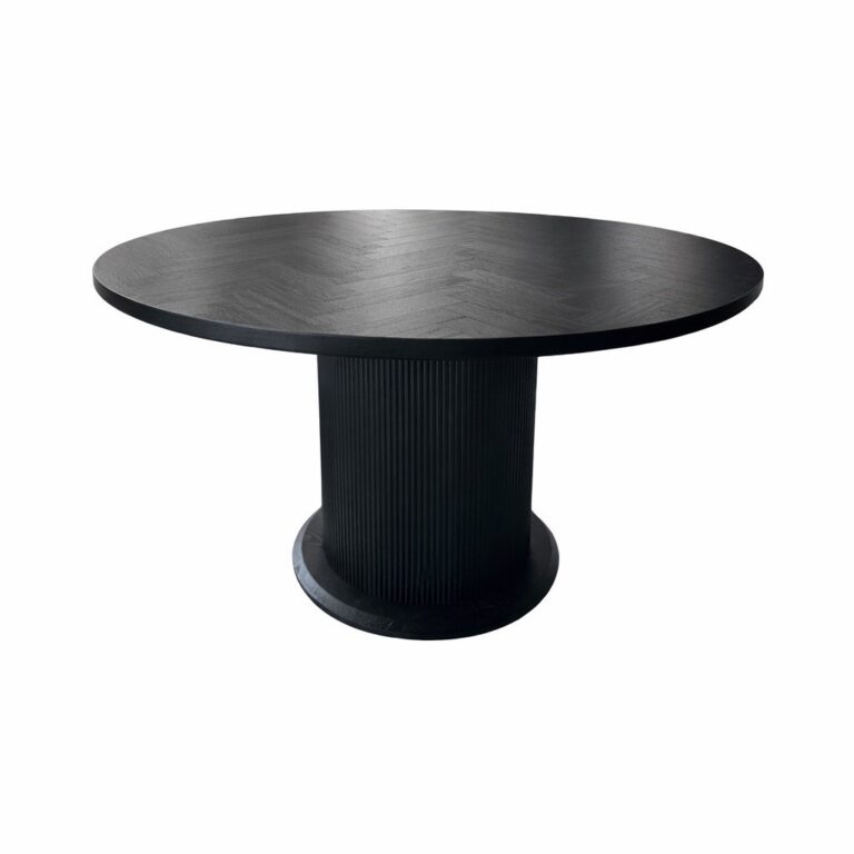 TAKSIM DT 130 Ø BLACK VISGRAAT PLAIN