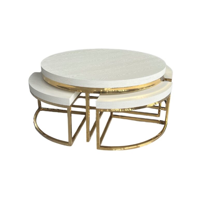 DAISY CT GOLD CREAM PLAIN VENEER TOP