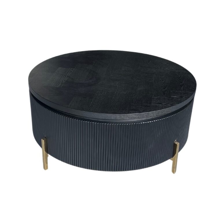 FOSTER CT BLACK VISGRAAT PLAIN 100 Ø GOLD