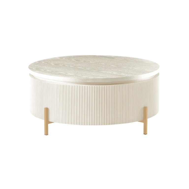 FOSTER CT CREAM VENEER PLAIN 100 Ø GOLD