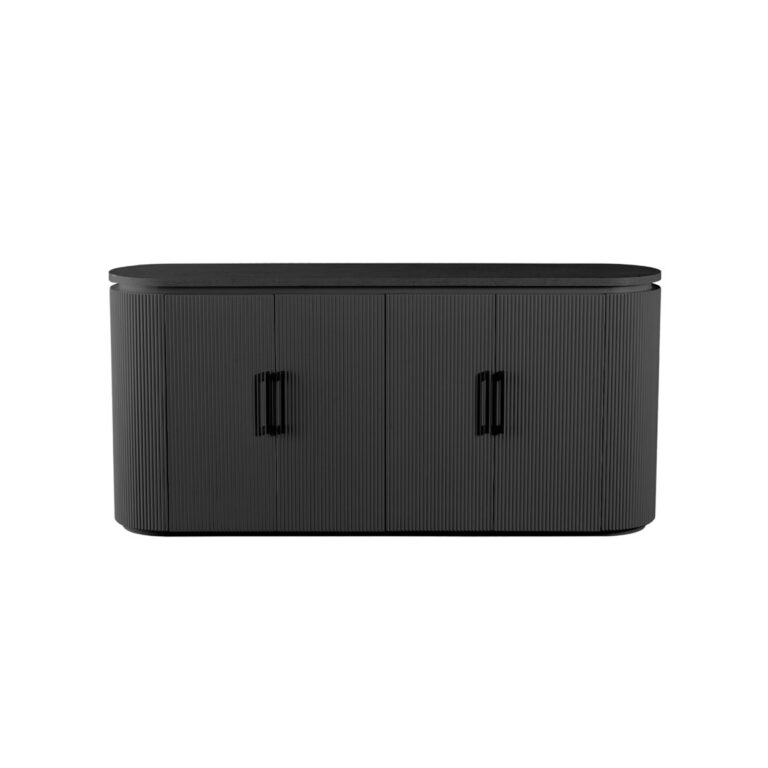 KIMBERLY BF 180X40X85 BLACK VENEER PLAIN