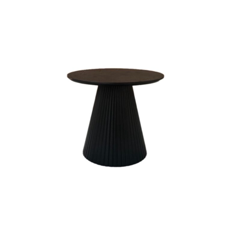 KIMBERLY ET 55x55x55 BLACK VISGRAAT PLAIN