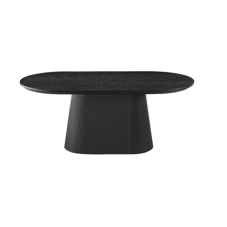 KIMBERLY DT 160X90 BLACK VISGRAAT PLAIN