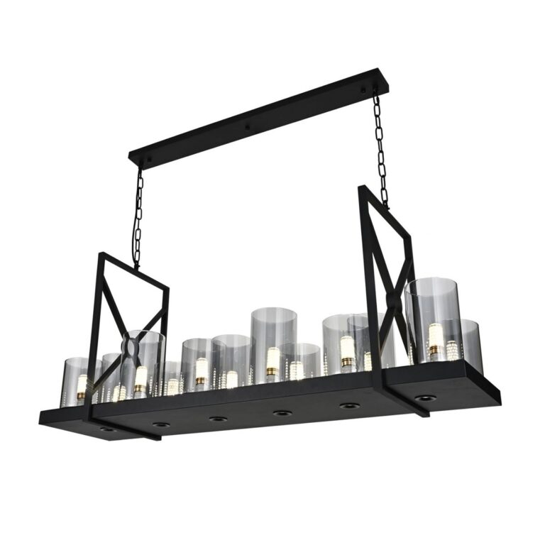 CEILING LAMP QL10648 3162/1200*300 BLACK