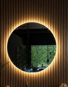 MIRROR WITH LIGHT MT-90 CW001 CLEAR 100X100