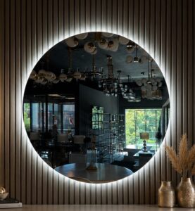 MIRROR WITH LIGHT MT-98 CW001 CLEAR 120X120