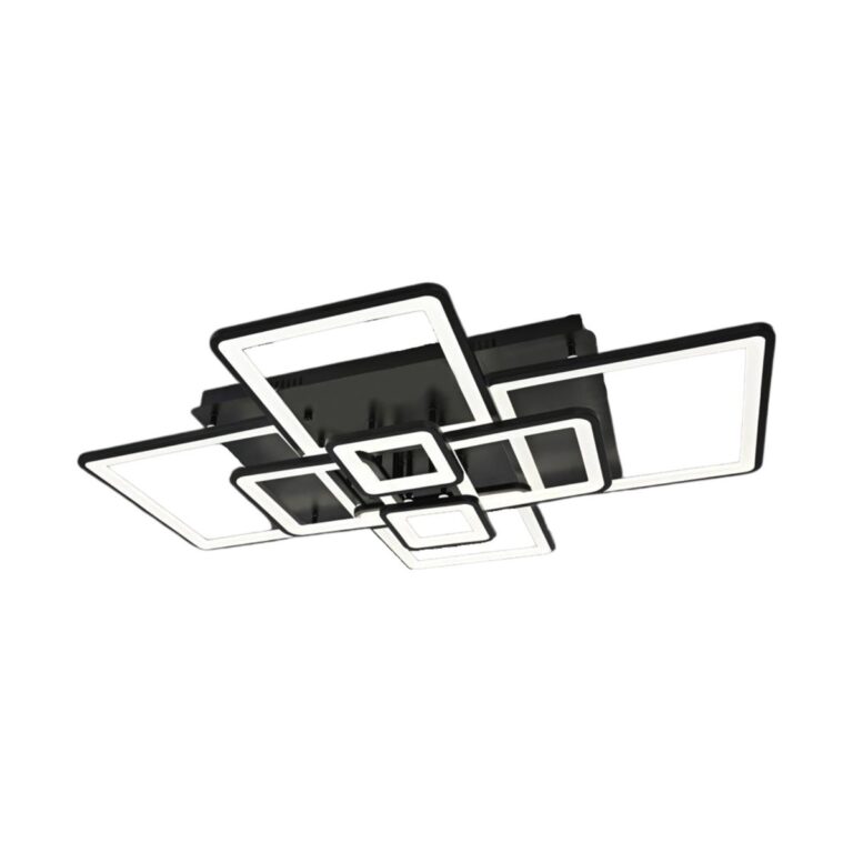 CEILING LAMP QL10668 7003/8 BLACK