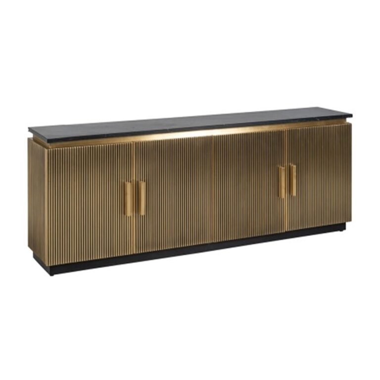 LOQUM VENEER BF 180x40X85 BLACK VISGRAAT TOP
