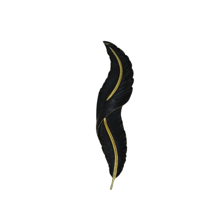 FEATHER GH1754 B058/1200 WALL LED LAMP BLACK/GOLD