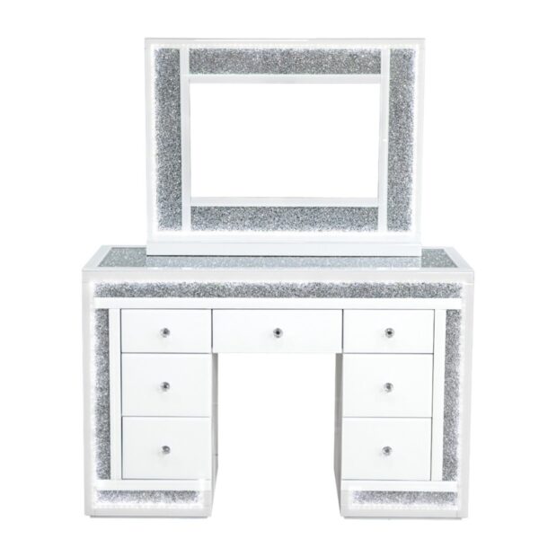 AMOR ST WITH LICHT 120X45X80 WALL MIRROR 90X70X15 WHITE