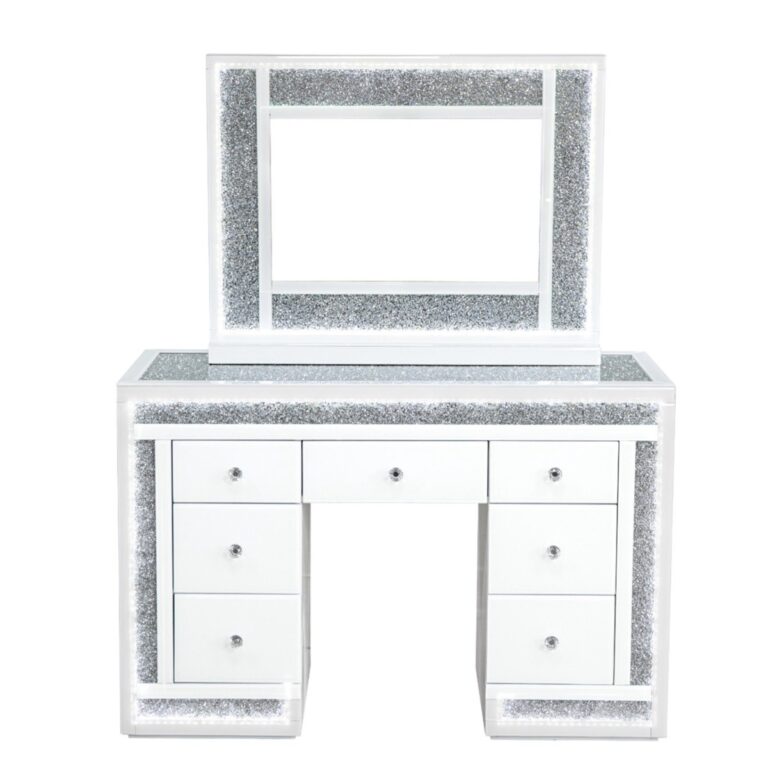 AMOR ST WITH LICHT 120X45X80 WALL MIRROR 90X70X15 WHITE