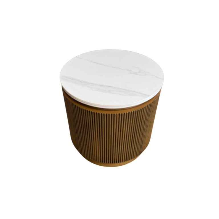 LOQUM ET 55X55X55 Ø WHITE CERAMIC TOP
