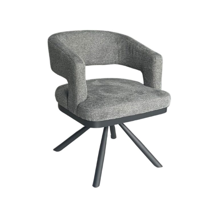 CHAIR ALENYA ZB-5620 BLACK LEGS DARK GREY 2110-22