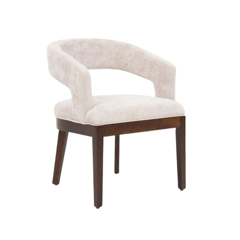 CHAIR SINDY ZB-5687 BROWN LEGS FY2415-6 TAUPE