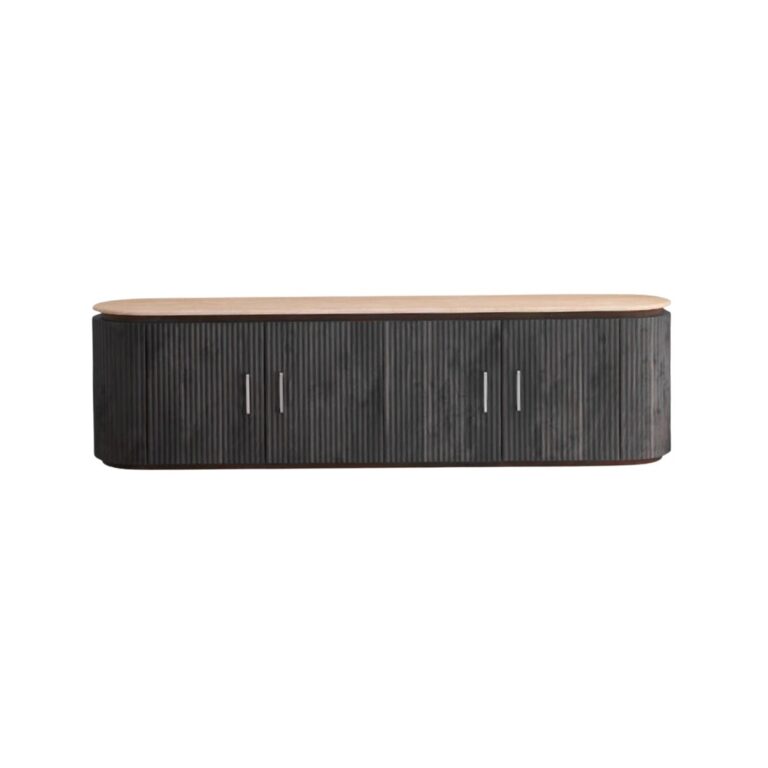 KIMBERLY BLACK TT 200X40X55 FLINTSTONE FAUX MARBLE TOP