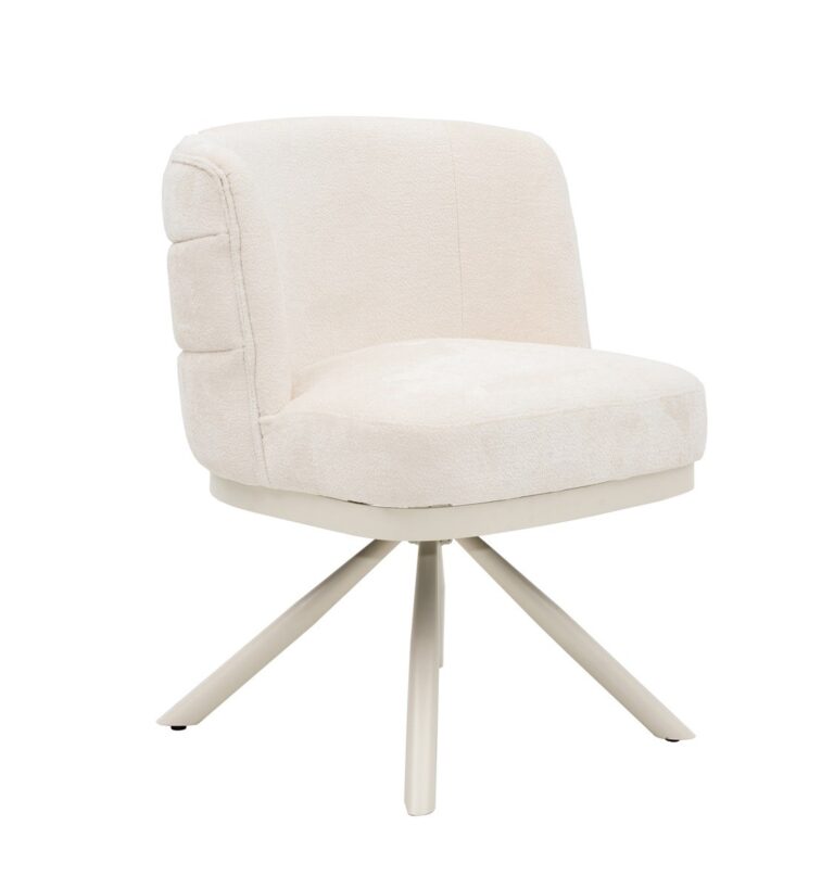 CHAIR CORFU ZB-5692 CREAM LEGS FY2415 NO-5 WHITE