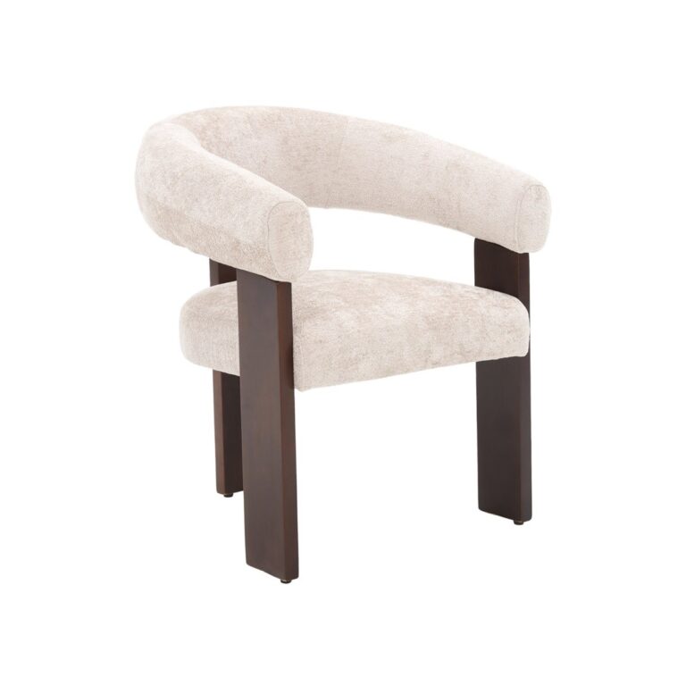 CHAIR SARA ZB-5698 BROWN LEGS FY2415 NO-6 TAUPE