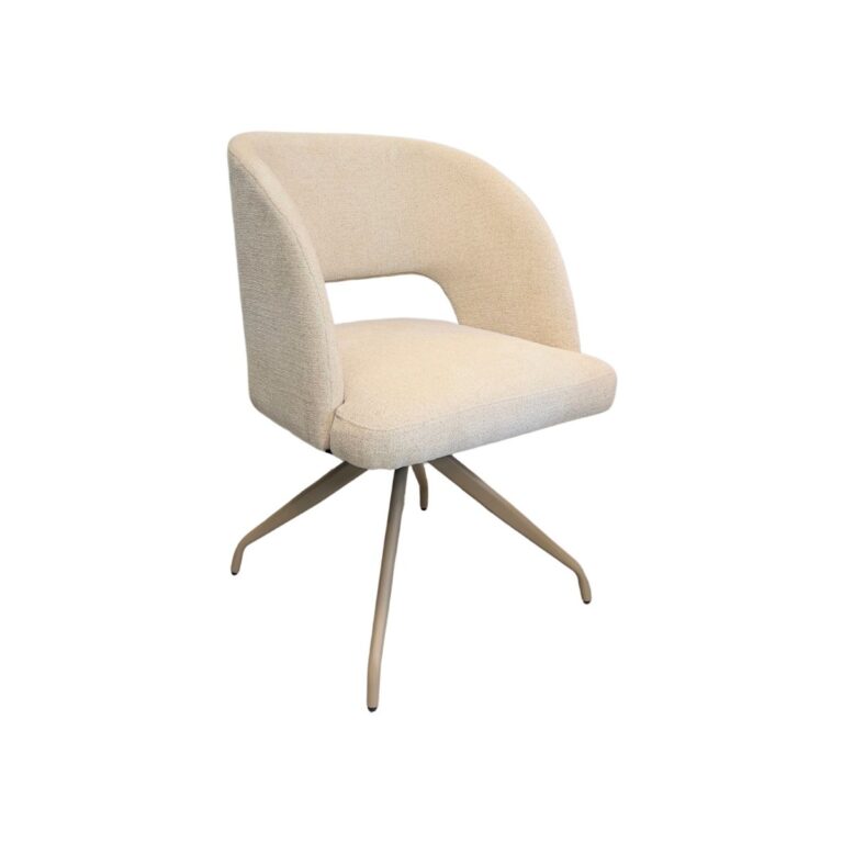 CHAIR DOHA ZB-5642-1 SAND LEGS CREAM DY5509-5