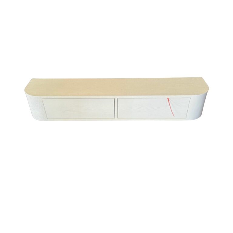 LOTUS WALL CABINET CREAM VENEER PLAIN 120X24X20