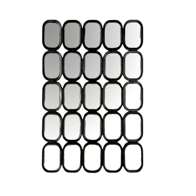 MIRROR EVA MT64 BLACK 140X105X2