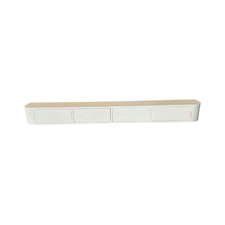 LOTUS WALL CABINET CREAM VENEER PLAIN 200X24X20