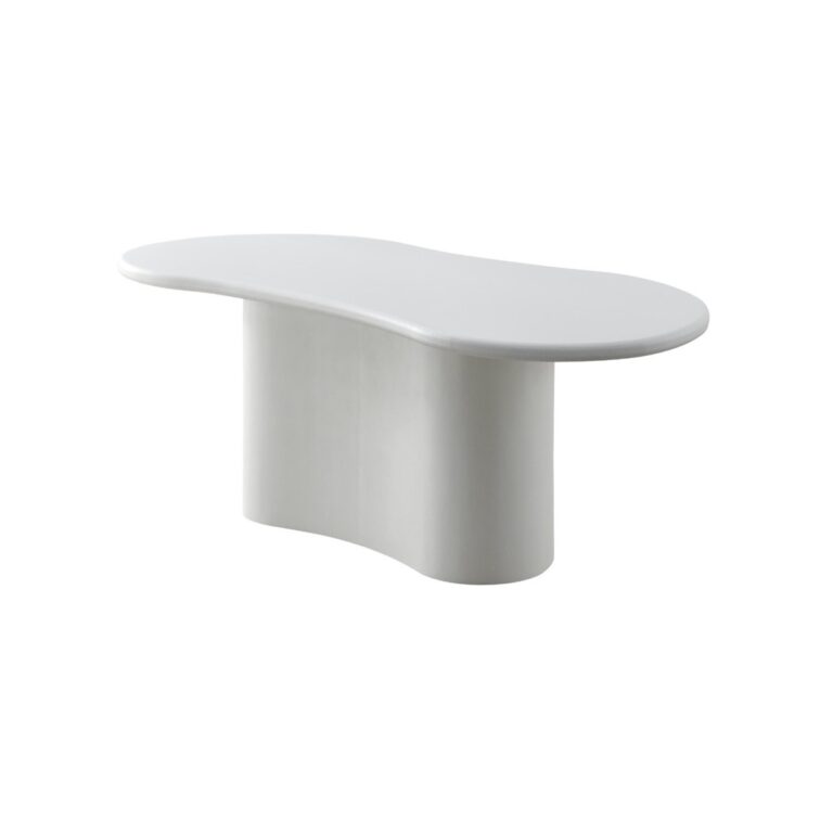 NEW ORGANIC CURVE DT 200X110 OVAL WHITE
