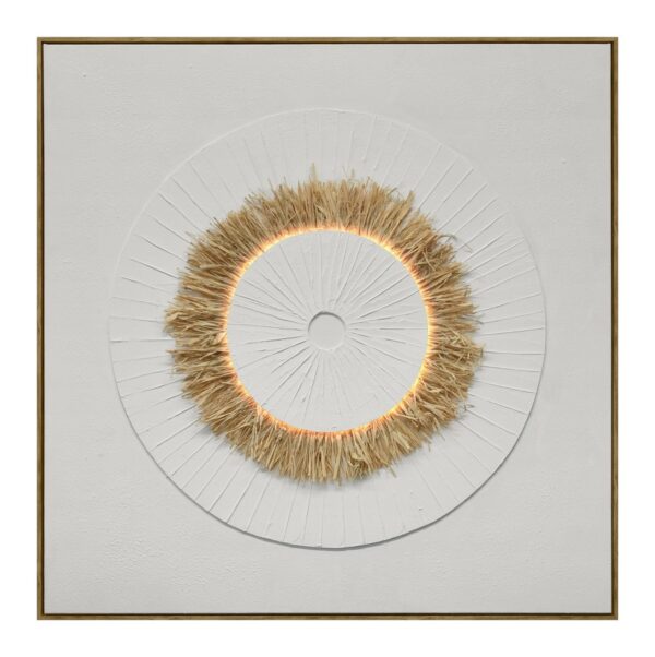 WALL DECORATION 15557D-E WITH LED120X120X3.7