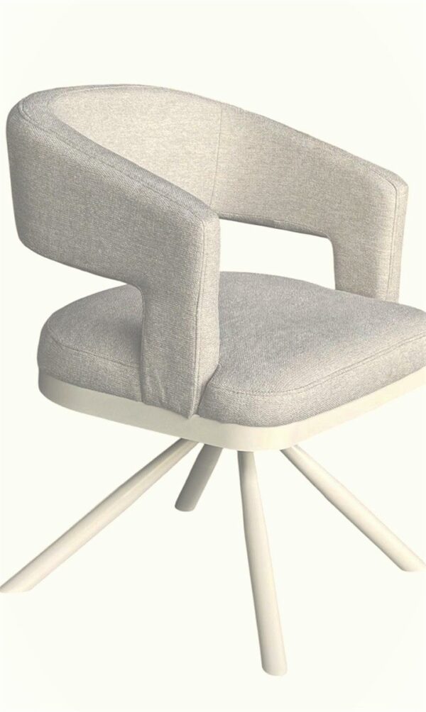 CHAIR ALENYA ZB-5620 CREAM LEGS TAUPE 2110-1