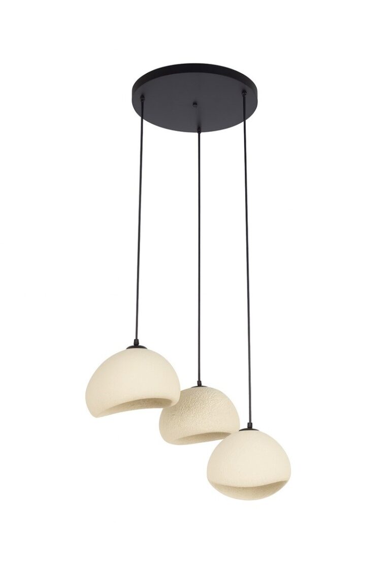 CEILING LAMP ORGANIC CREAM RESIN GH1008-R 3X30ø
