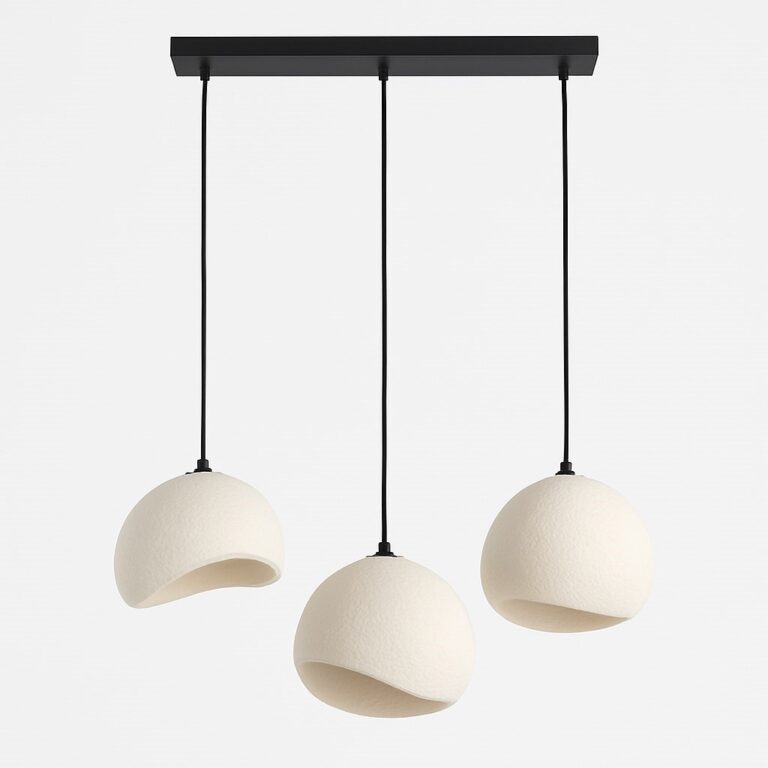 CEILING LAMP ORGANIC CREAM RESIN GH1007-L 3X30ø