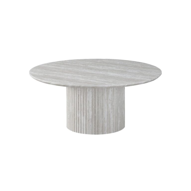 KAPADOKYA CT 100 Ø LIGHT BEIGE VENEER PLAIN
